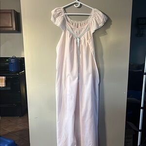 Vintage  Pink Chemise with Puffed Sleeves